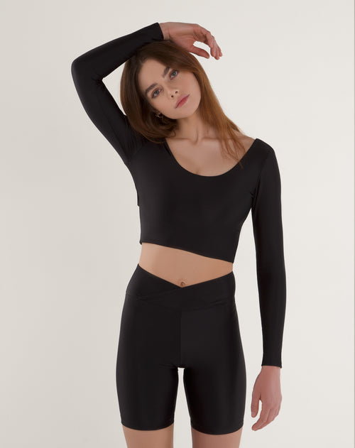 biker szorty z modelującym pasem