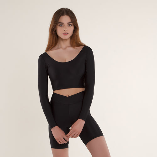 biker szorty z modelującym pasem