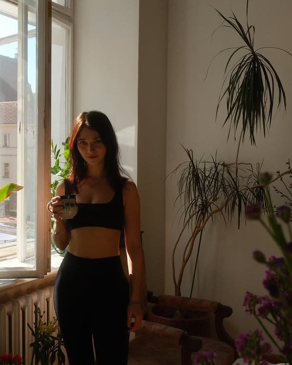leggings + top sportowy